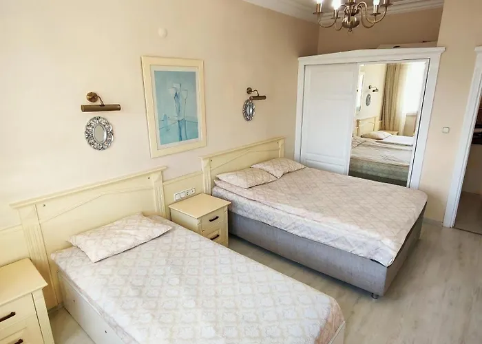 Goldcity De Deniz-doga Manzarali Villa, Isitmali Havuz,sauna,fitness ,fiber Wifi וילה אלאניה